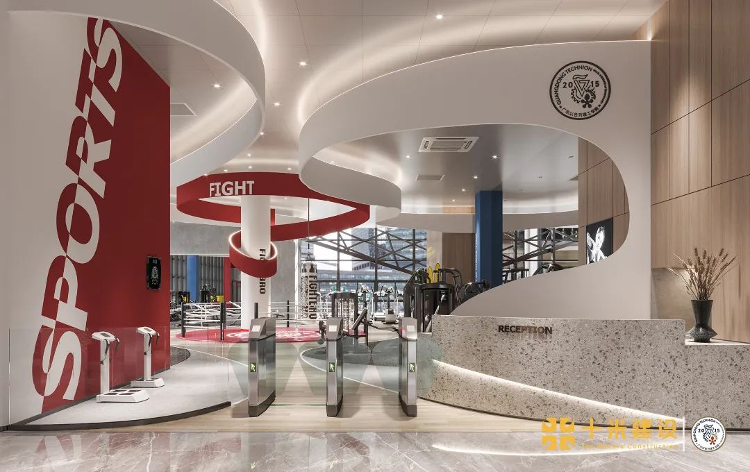 广东以色列理工学院健身房丨中国汕头丨十米设计-32