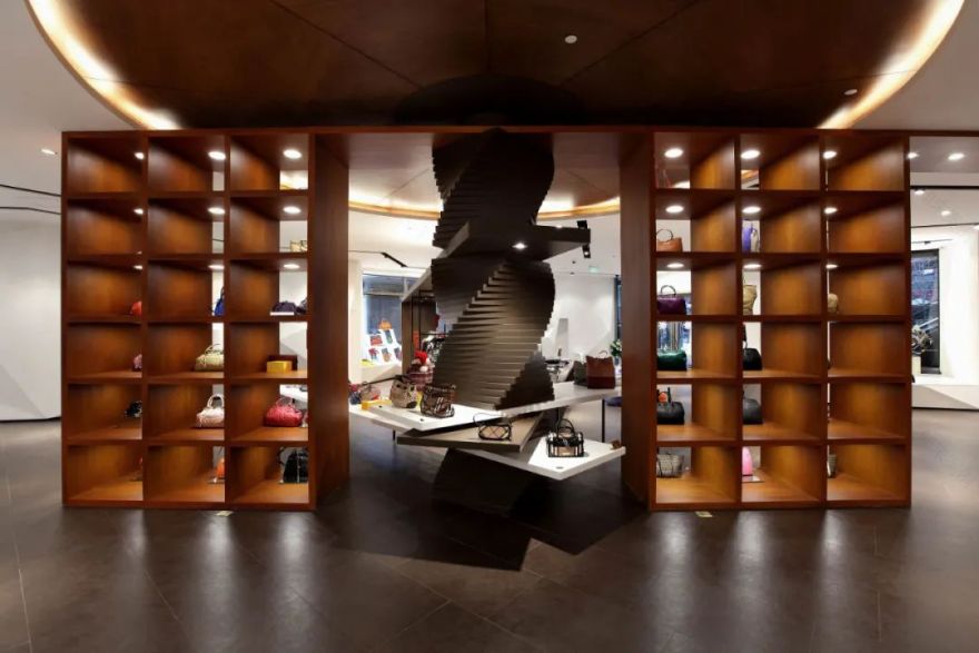 摩登几何,木融设计打造高端奢侈品店-46