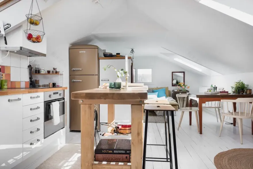 40 平米北欧风阁楼公寓,空间利用极致-3