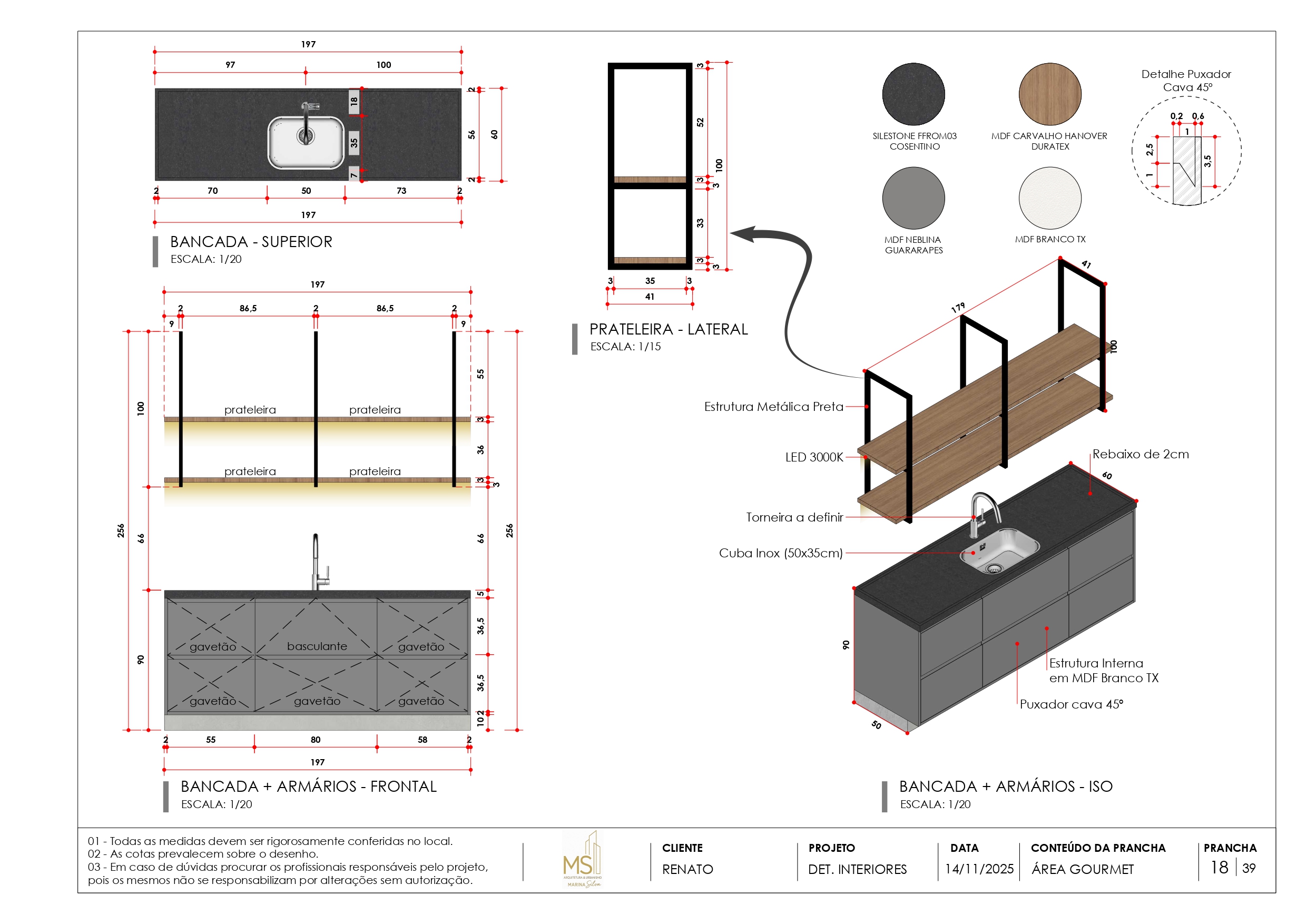 DETALHAMENTO DE INTERIORES CASA R-17