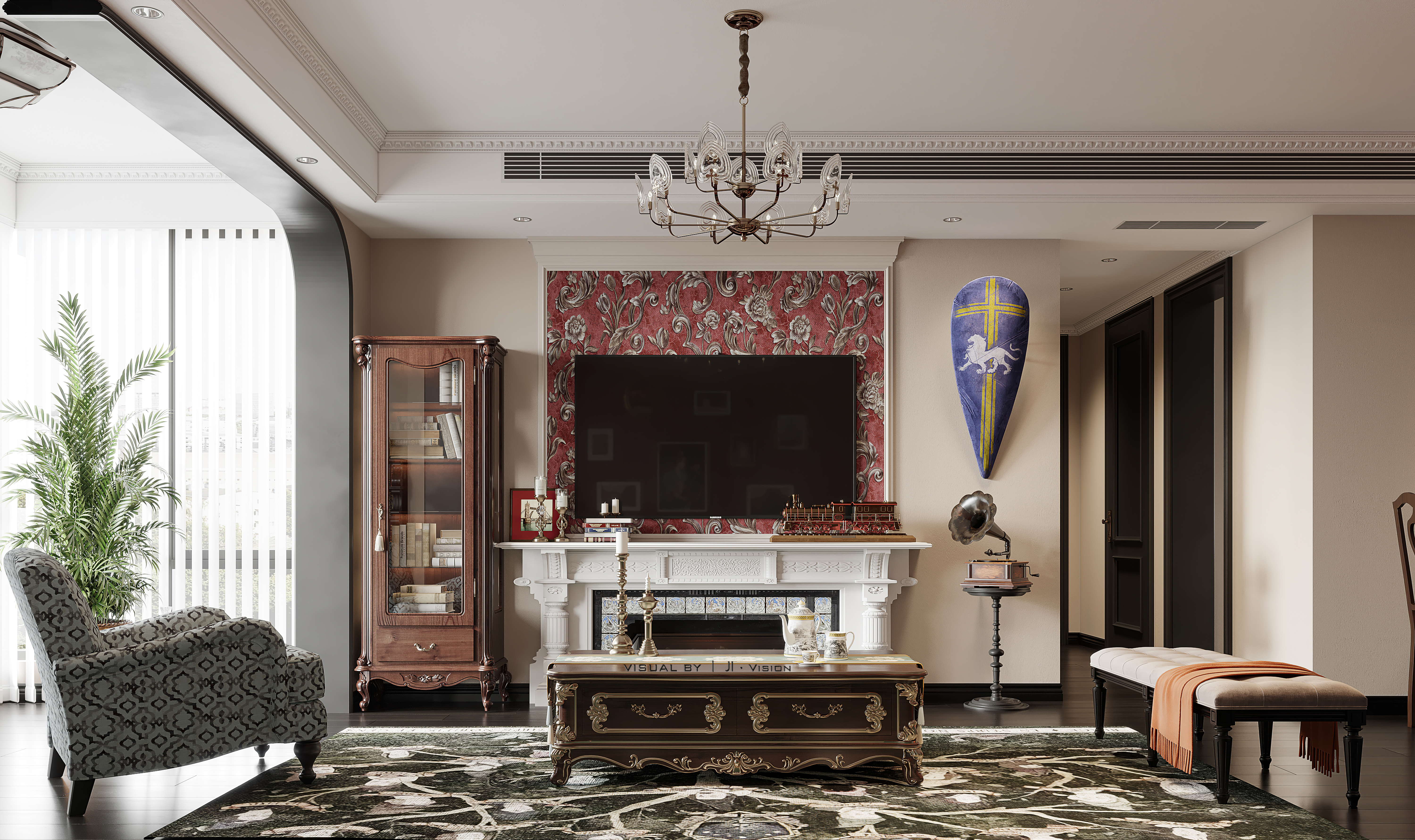 英伦复古空间设计丨中国长沙丨长沙美迪装饰—周军华-17