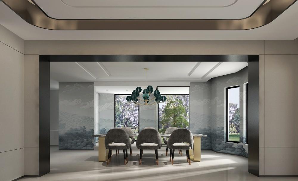 
明烨天空-现代风格别墅效果图表现项目 -6