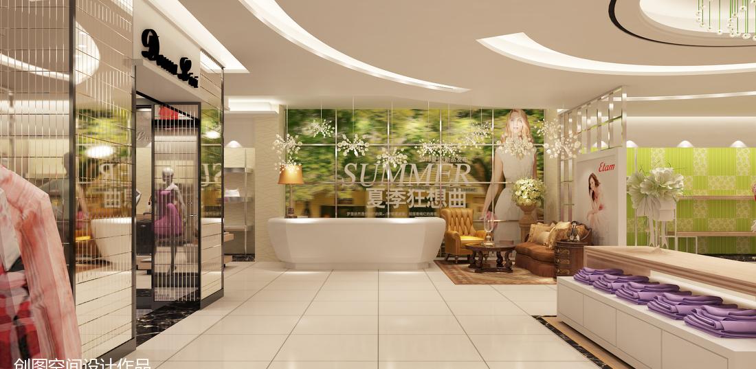 女性专属时尚空间——某女装商场室内设计解析-0