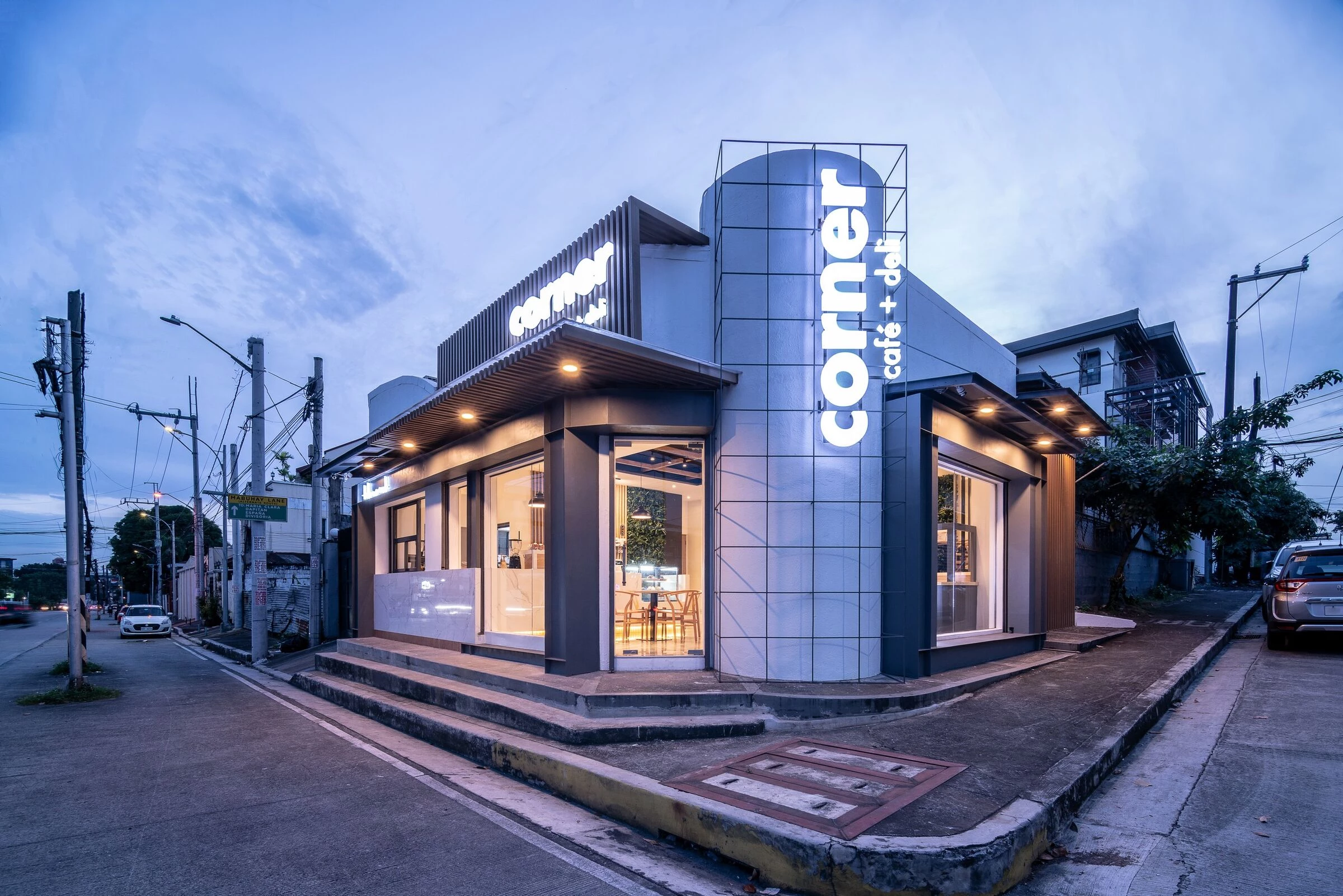 街角咖啡馆兼熟食店丨菲律宾马尼拉丨Sim Ateliers-14