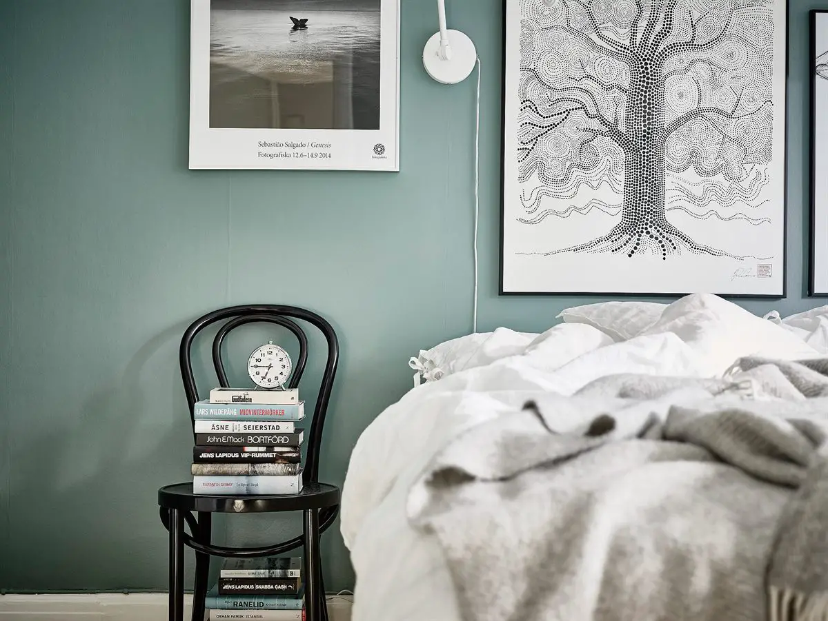 瑞典 88m²公寓 | 灰蓝交融的温馨 Scandinavian 风-13