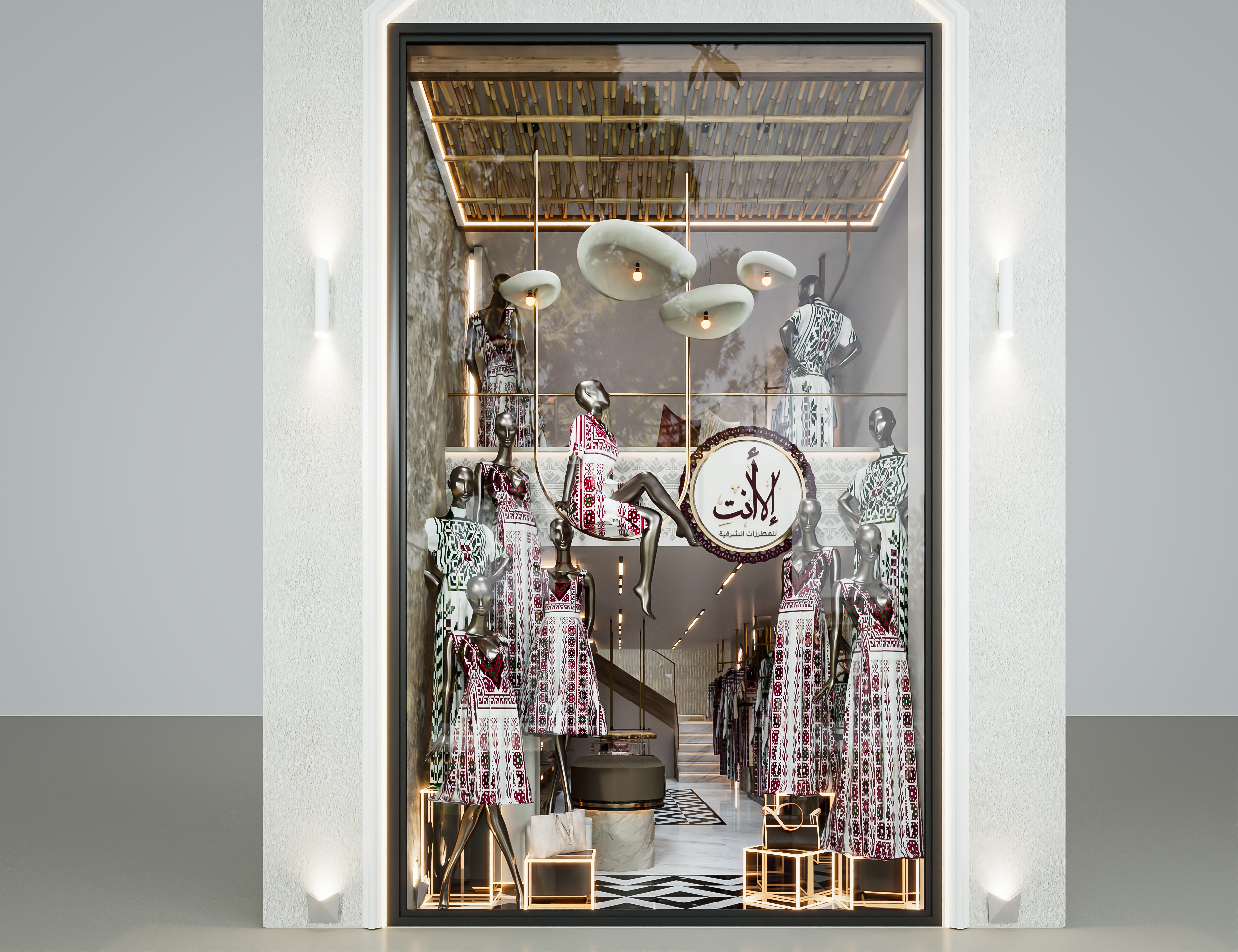 传统服装店设计丨SARA ALNAIM-8