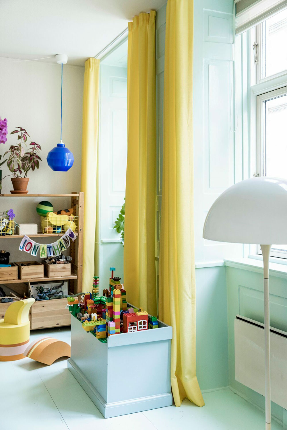 哥本哈根的色彩鲜艳的公寓-9