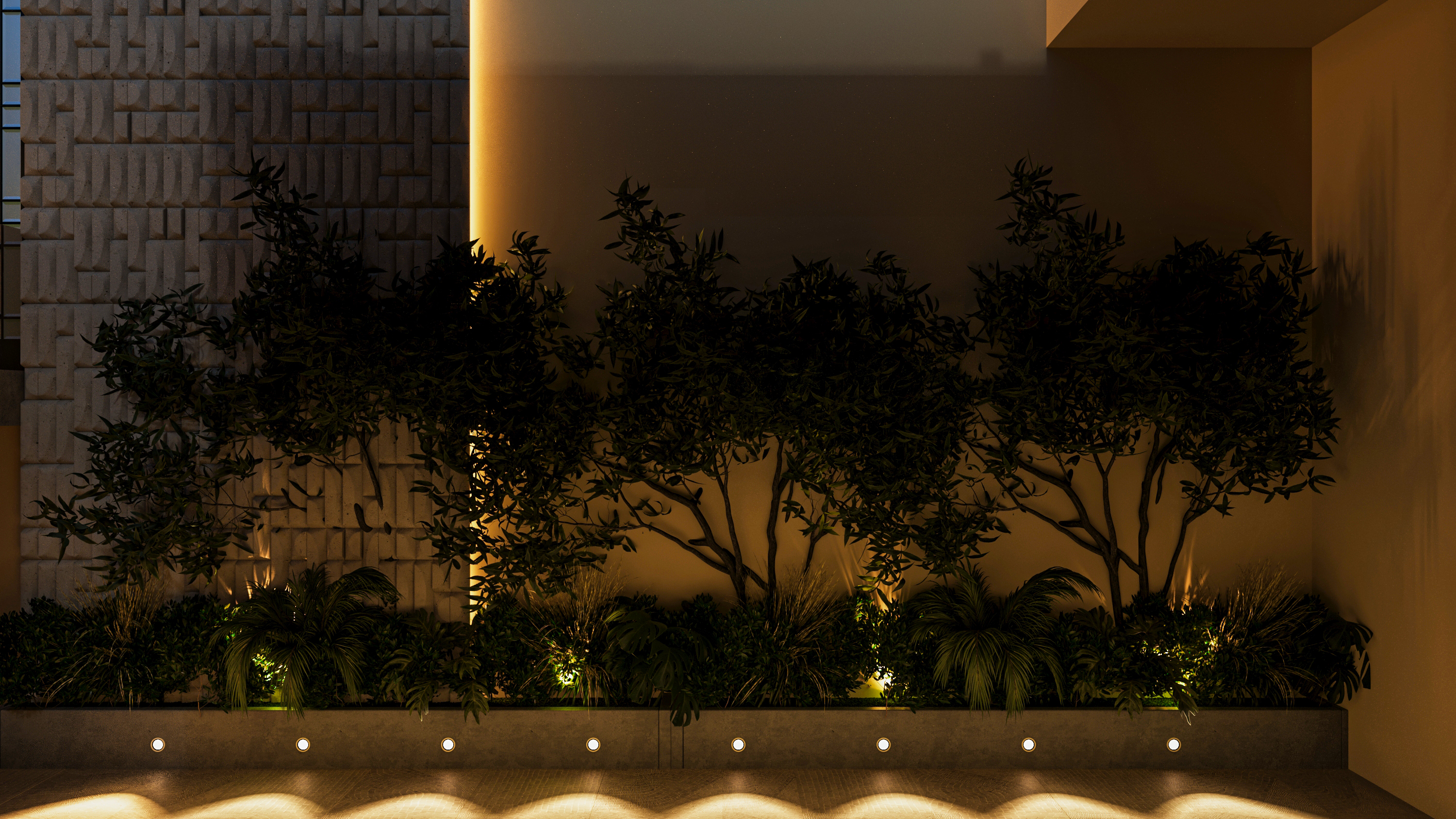 Sculpting Calm — Villa Landscape in Mountain View-6