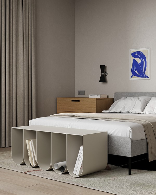 中性色系公寓设计  不一样的设计感-13