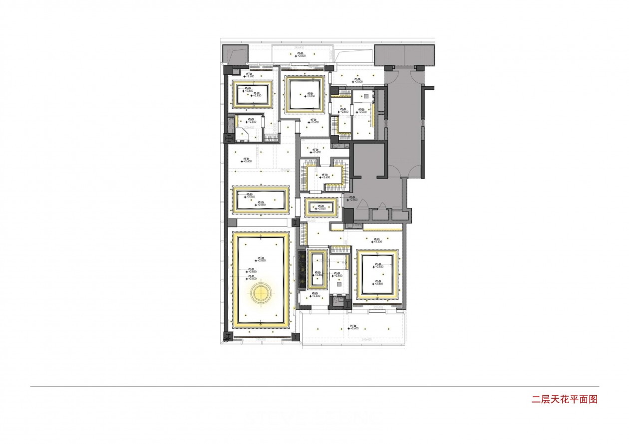 现代别墅设计典范 | 实景+CAD 施工图++ 概念方案-31