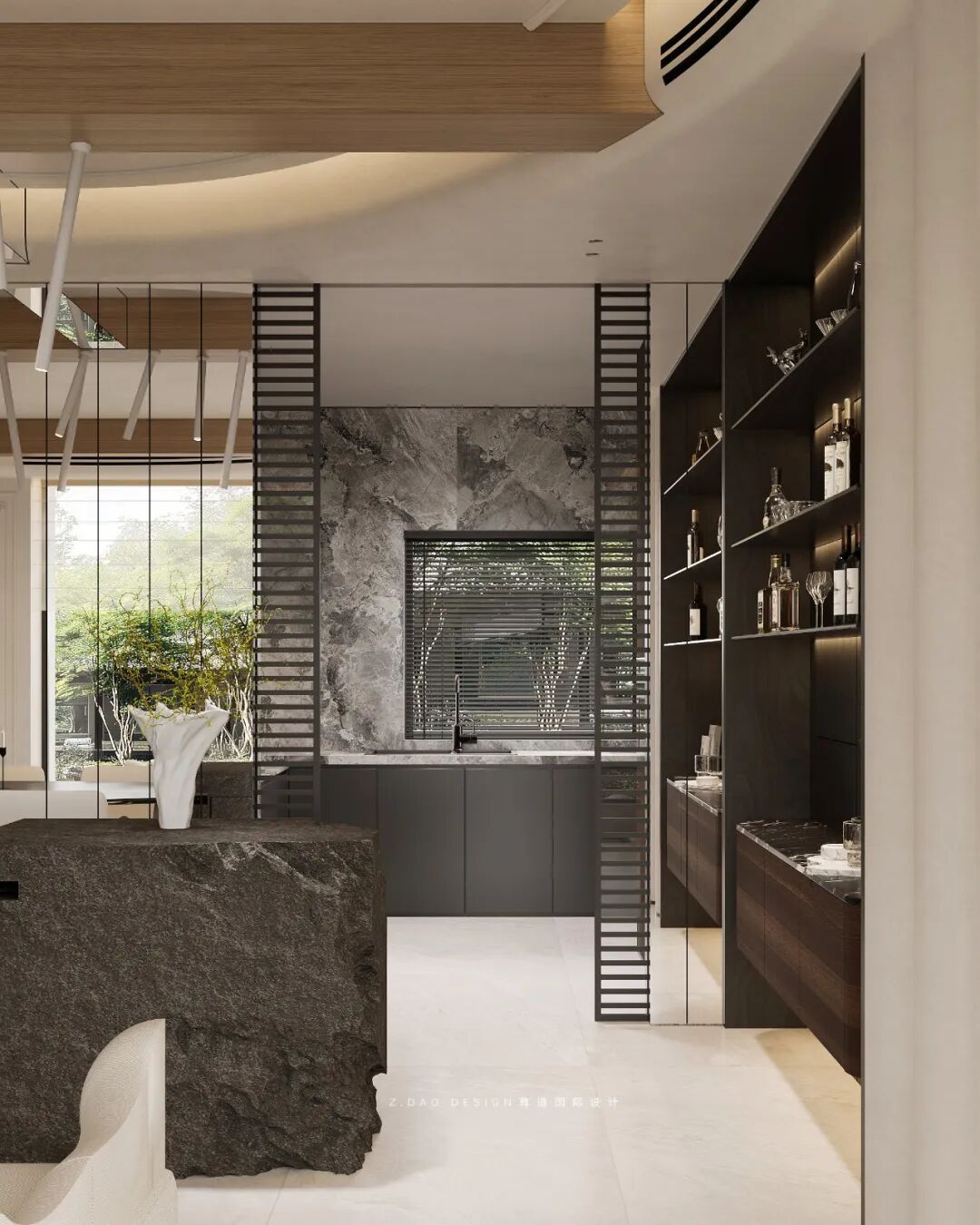 尊道新作|合肥『丽丰璞羽山』500㎡自然主义别墅，让家如有机生命般生长。-232