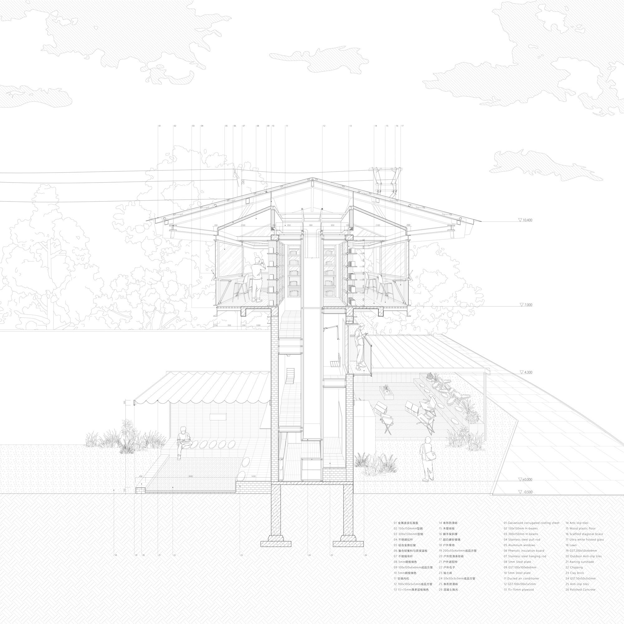 一家超小型24小时书店丨中国合肥丨SZ  ARCHITECTS-29