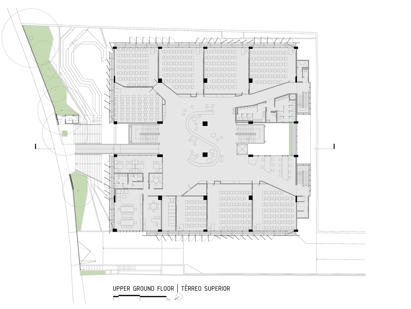 巴西 Bradesco 基金会学校 | 旧建筑新生命,垂直校园的绿色创新-33