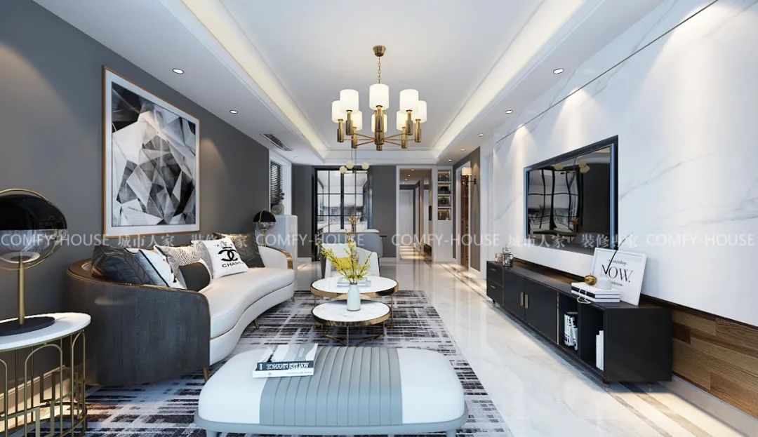 现代简约,优雅舒适的空间设计-3