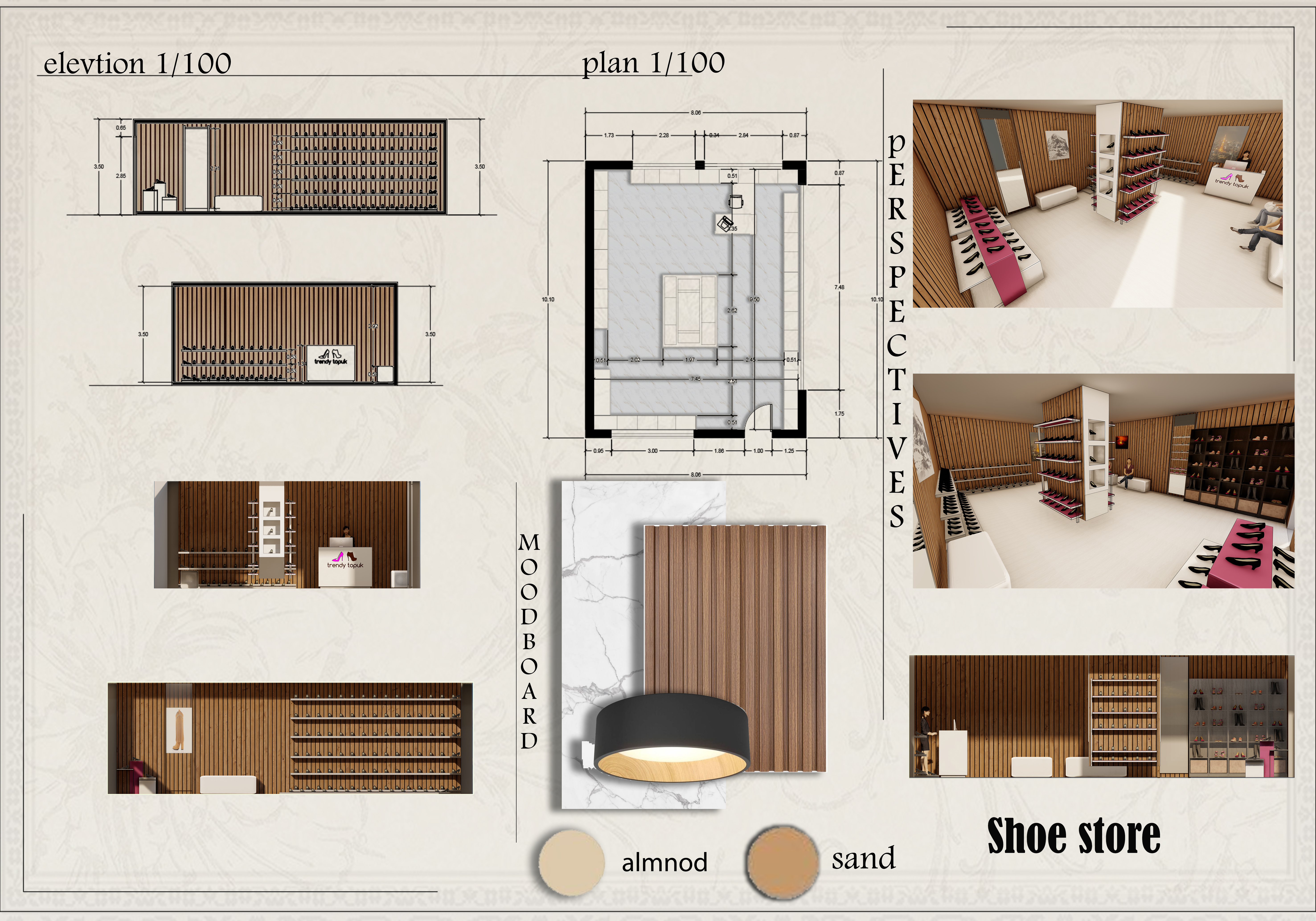五月十五高等工程学院商场室内设计丨埃及-18