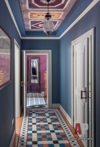 小型折衷风格带阁楼住宅室内设计丨Белоногова Наталья-27