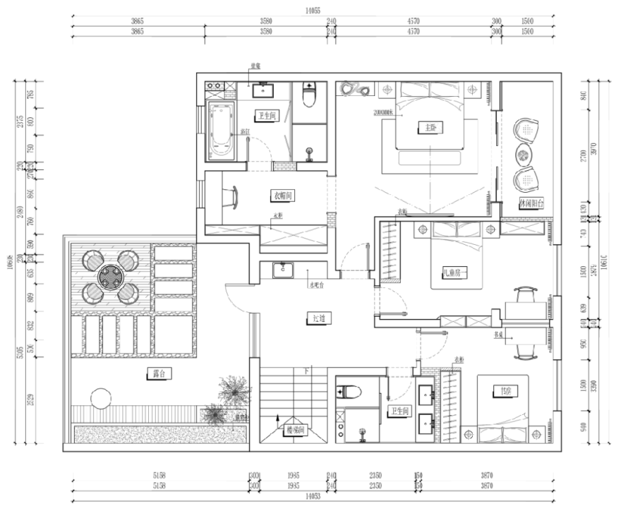 留香园 356㎡现代美式别墅-42