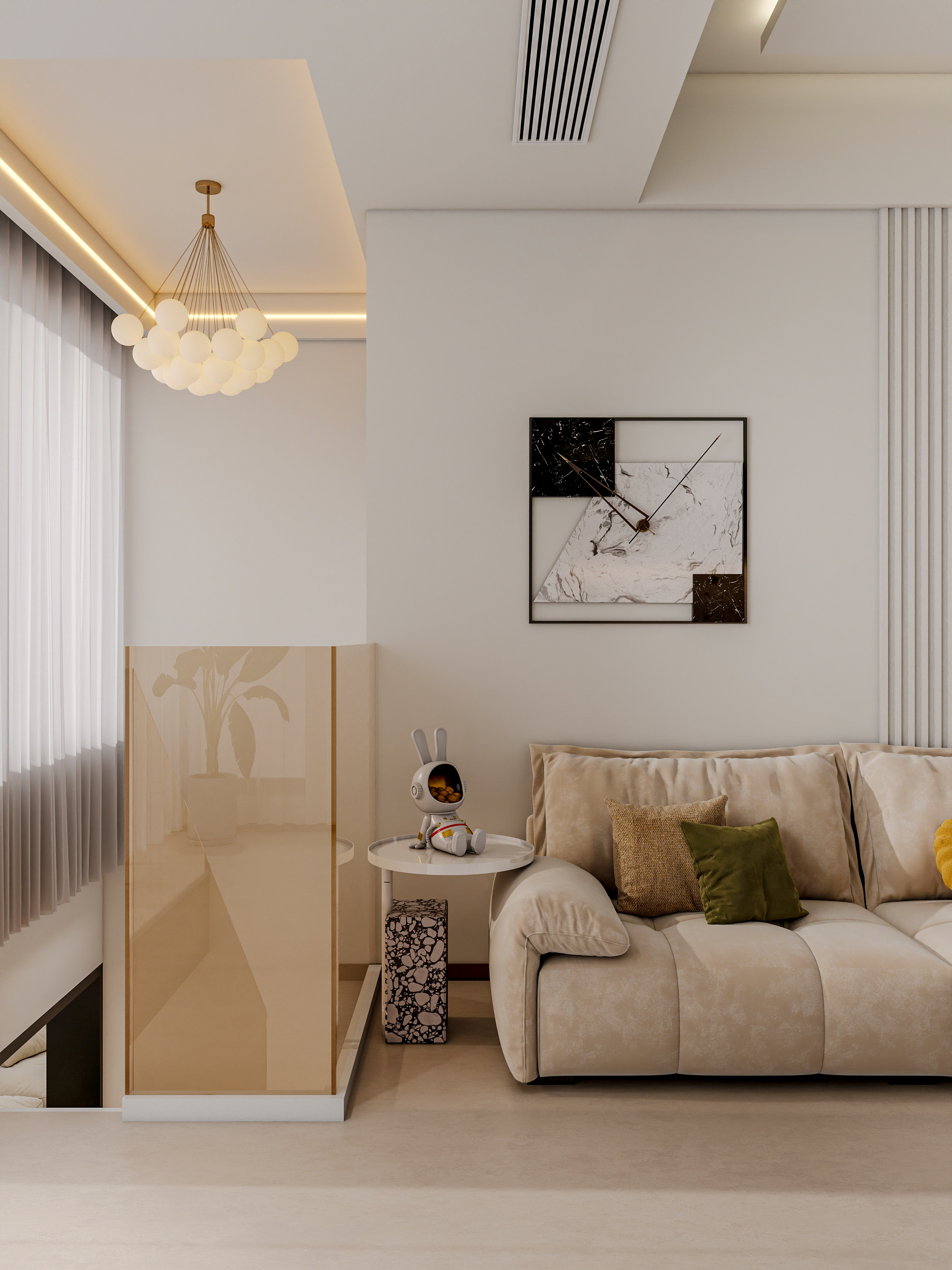 四川成都花间君邸（603平方现代极简底跃四居室）-7