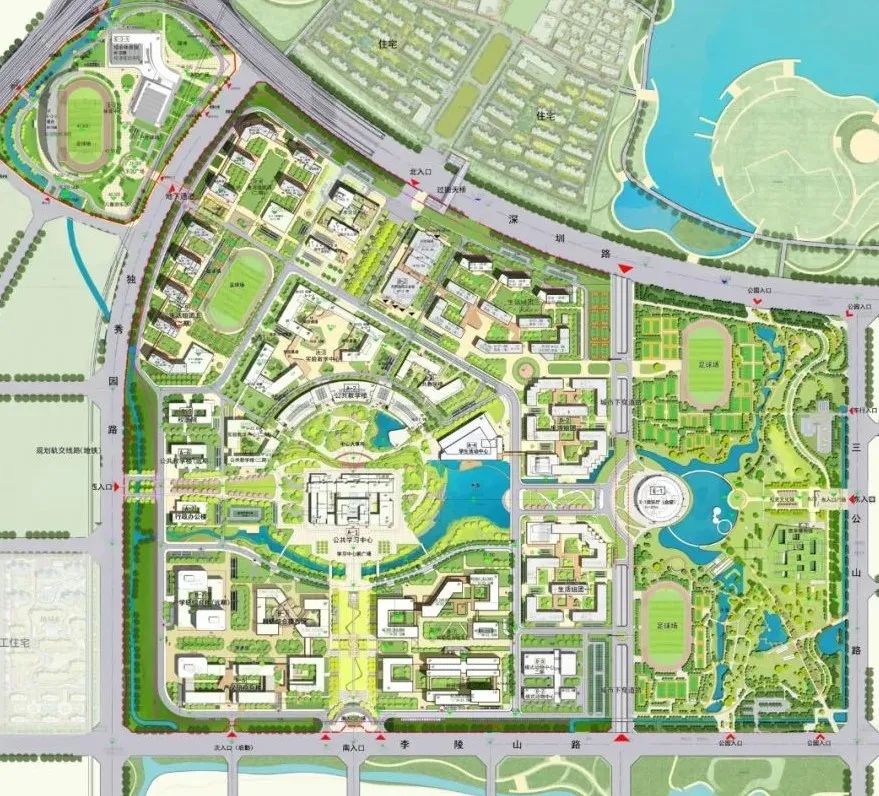 安徽医科大学新医科中心(新校区)项目总体规划丨中国合肥丨同济大学建筑设计研究院(集团)有限公司-6