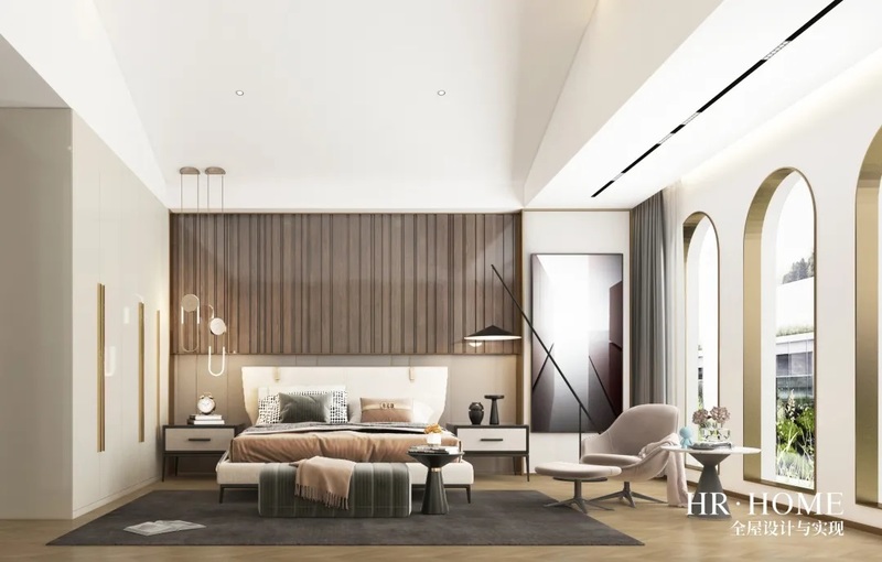 素雅极简别墅设计丨中国常州丨常州和尊设计-12