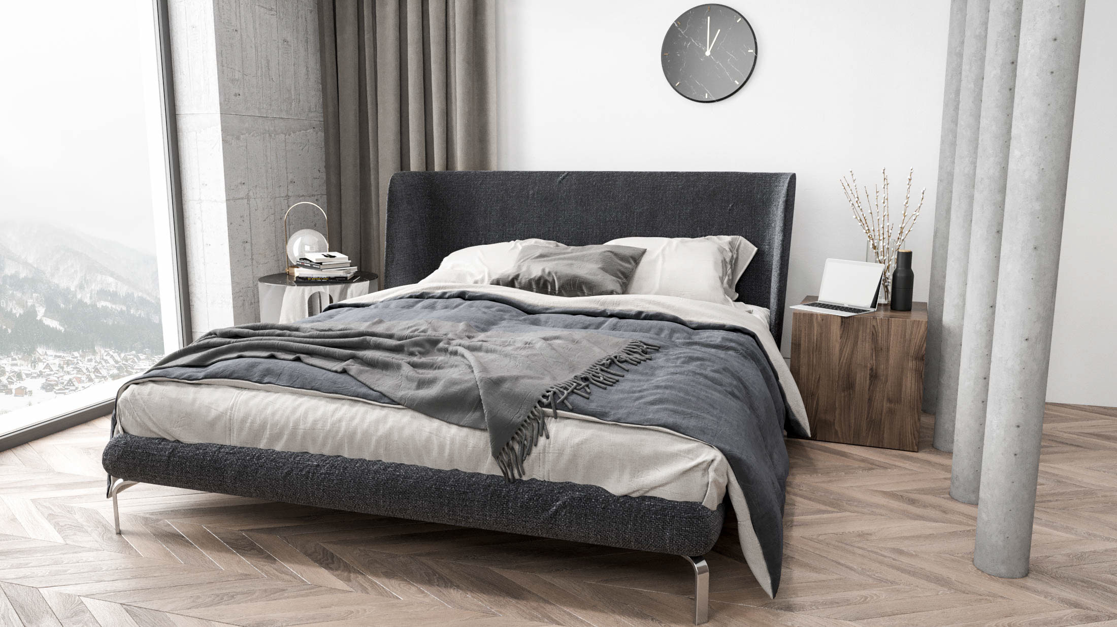 尼卡·布兹科 61 平米简约空间设计-9