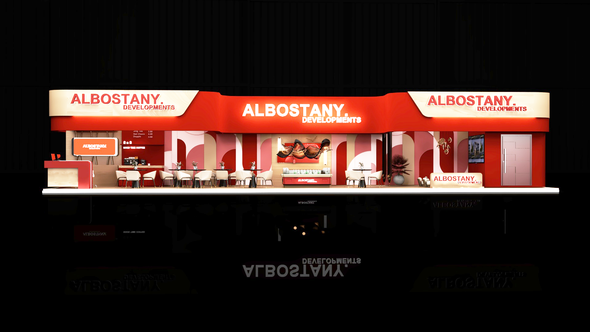 Al Bostany Developments Booth Design-2