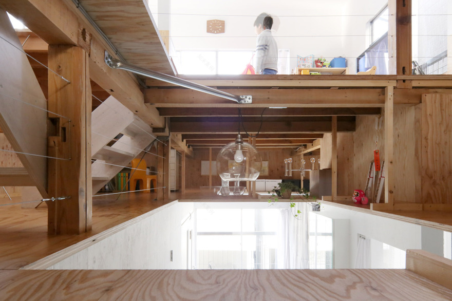 “从天花到地板”住宅丨日本东京丨河内建築設計事務所-13