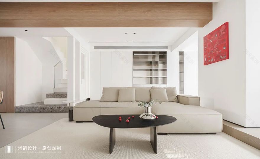 160㎡轻盈体量化空间,穿插设计手法,极致的简约-29