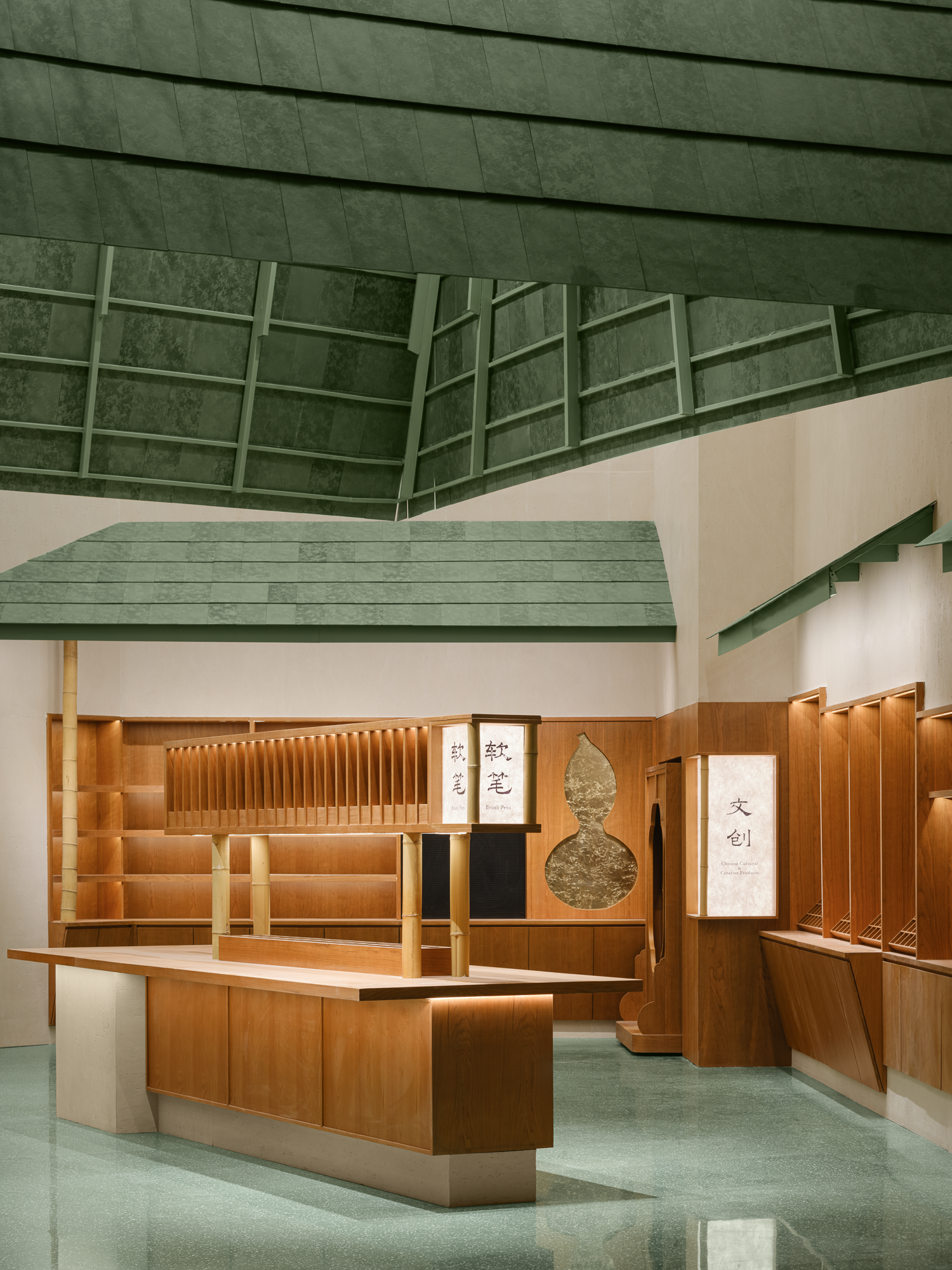 华盖下的文房  写字台长沙概念店设计丨中国长沙丨介介工作室-0