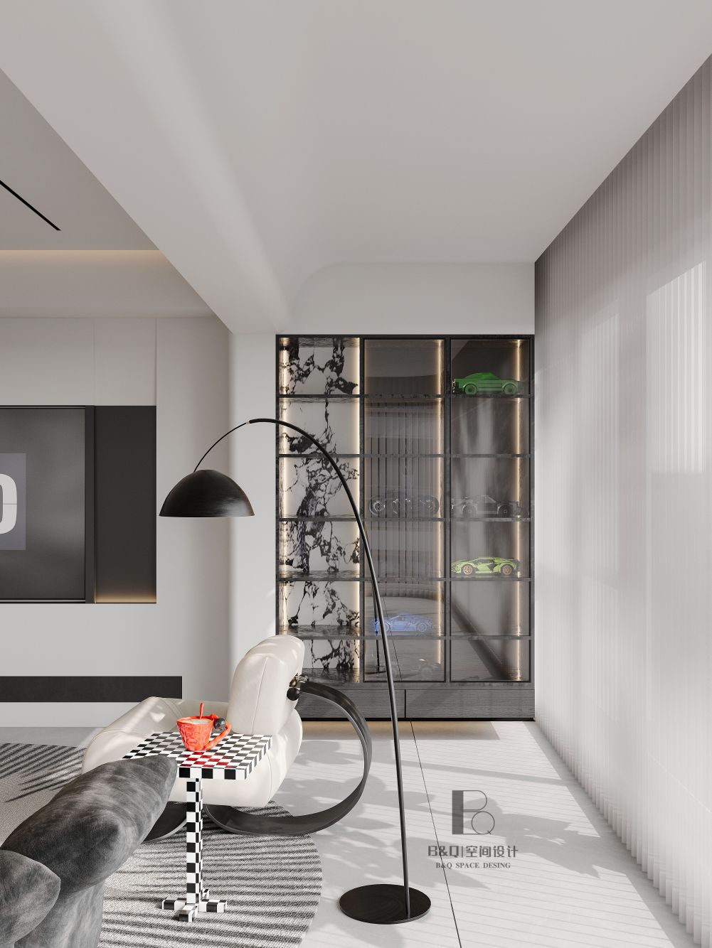 现代简约大平层-5