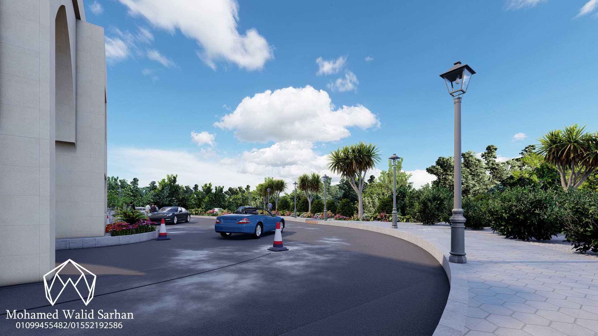 Landscape of a university in Jordan-5