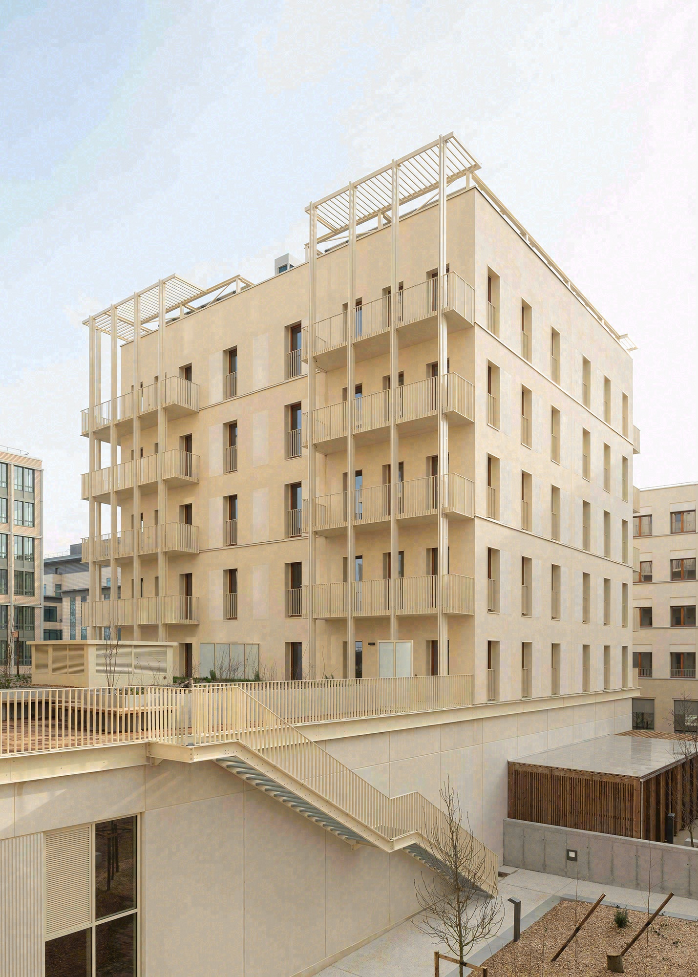 运动员村 E2B 地段丨法国丨CoBe Architecture & Paysage-35