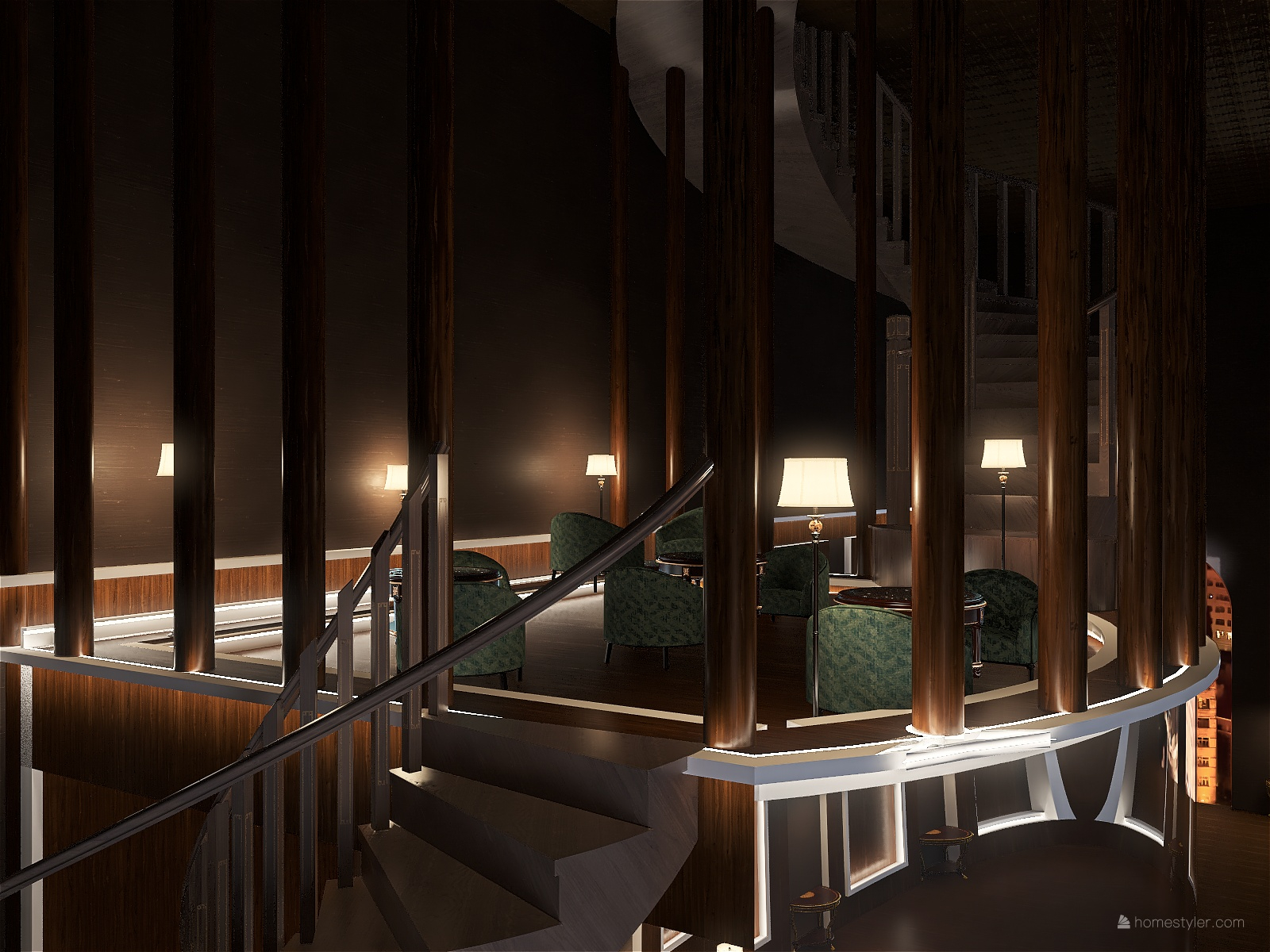 Attic Restaurant and Bar - 3D design-12