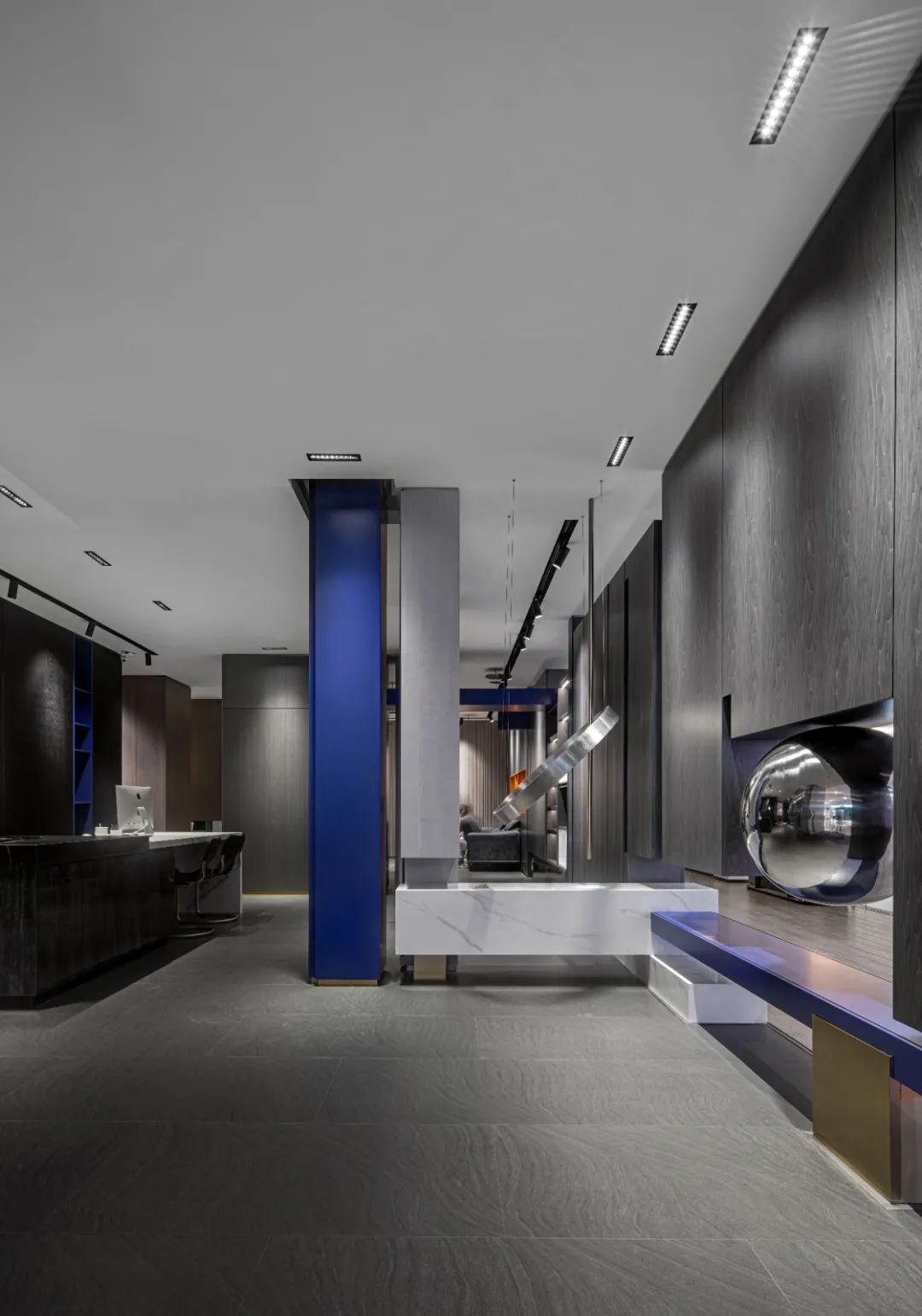 陈田喜铺 | 自然元素融入封闭空间,呈现循环、开放的空间轨迹-0