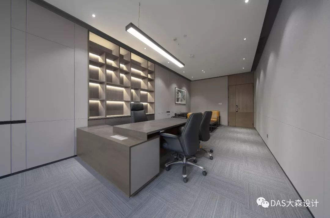 金地代建总部办公——现代精致的科学筑家空间-17