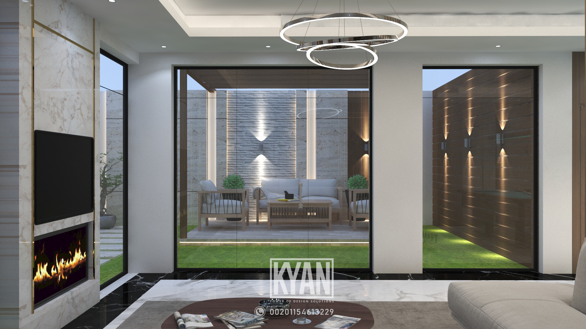 屋顶 majlis 和花园-7