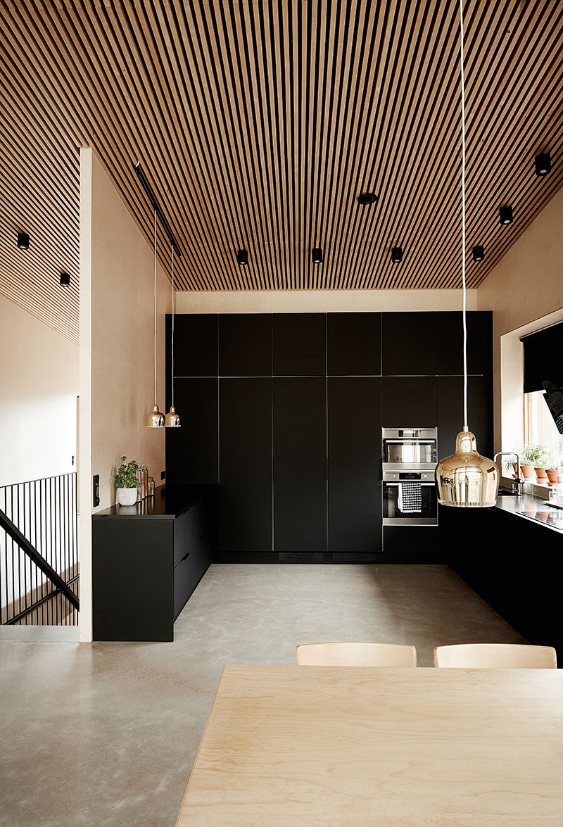 芬兰自然中的家庭别墅-6