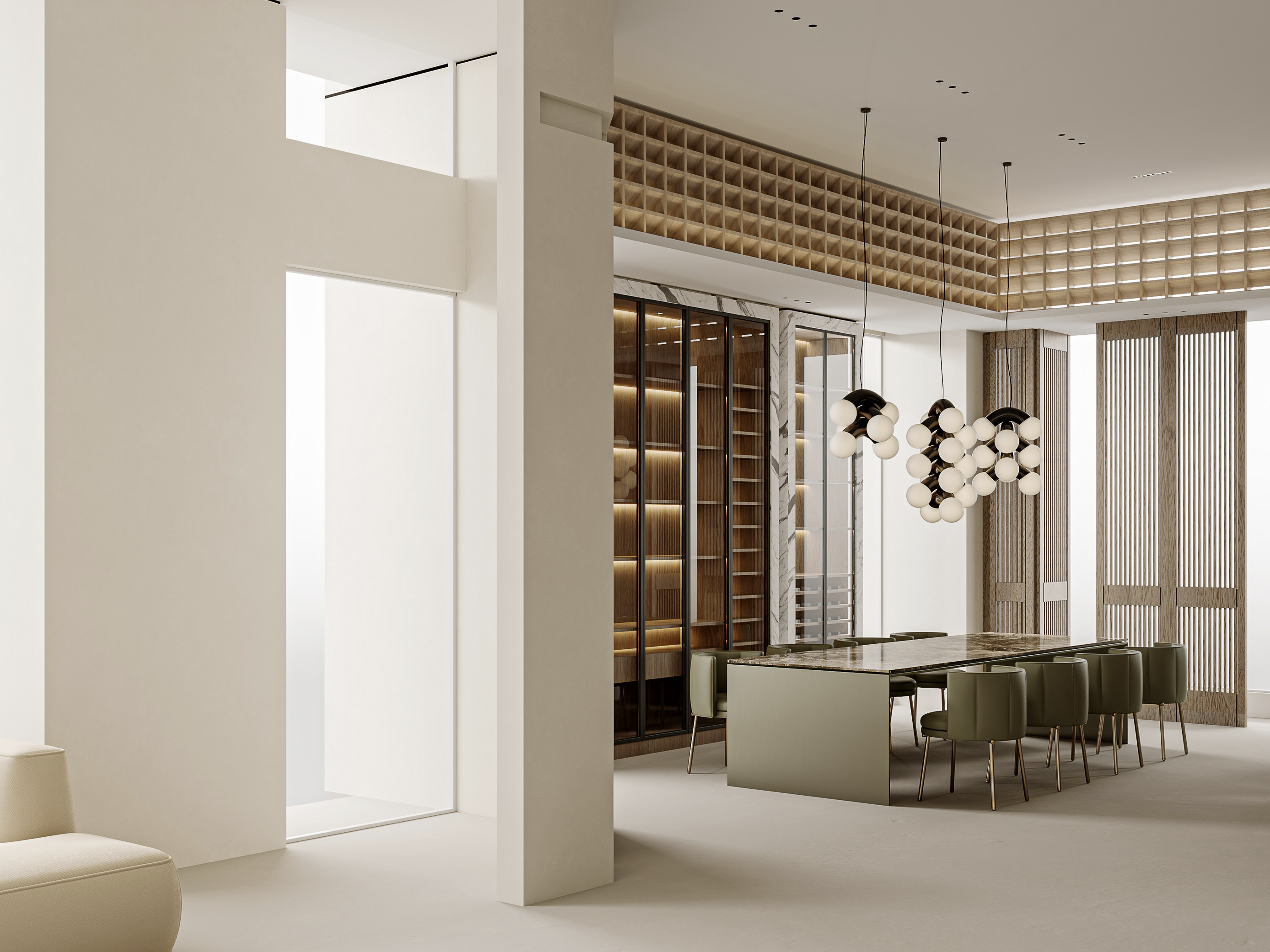 500㎡温柔干净的氛围感别墅-1