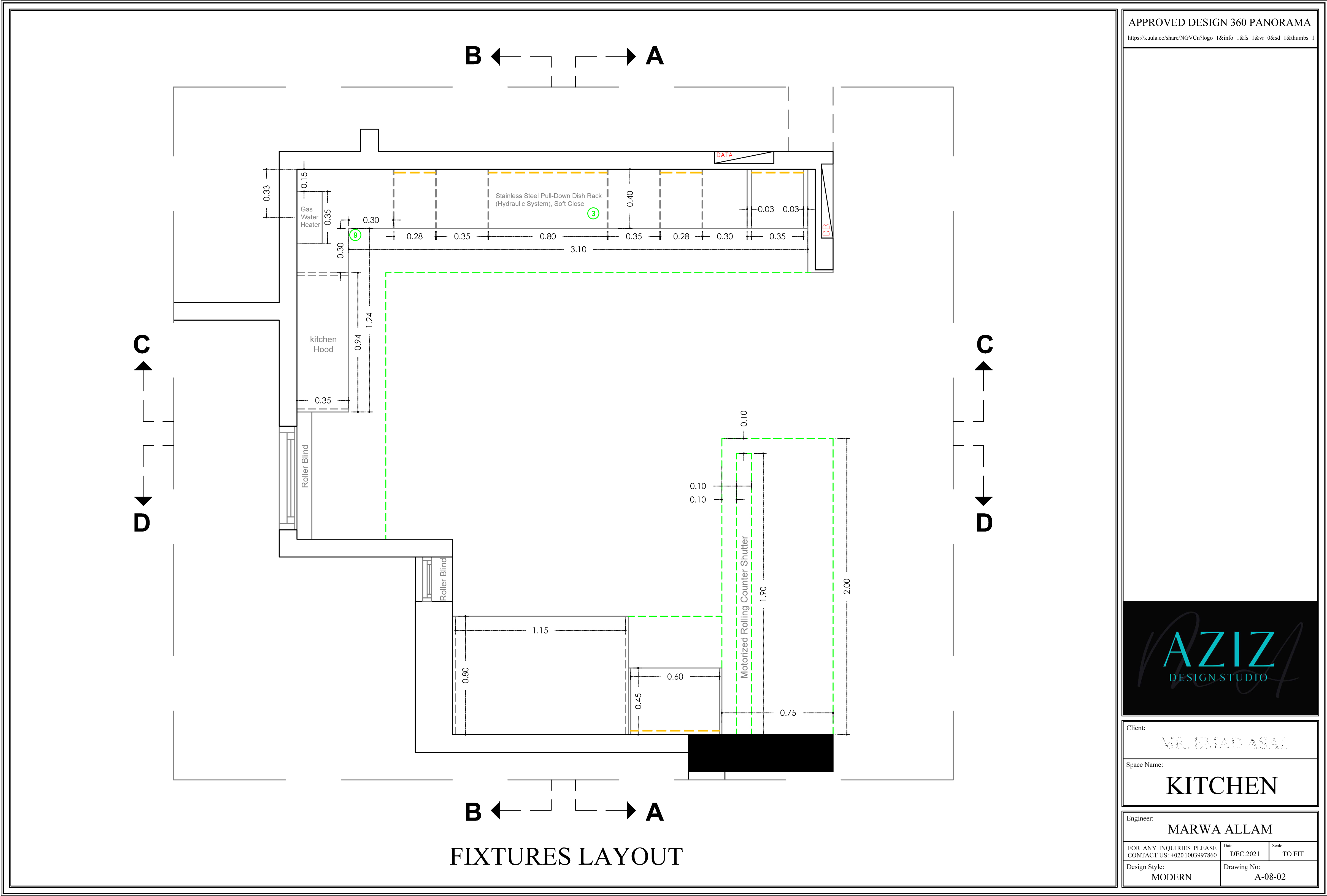 OPEN KITCHEN 工作图纸-8