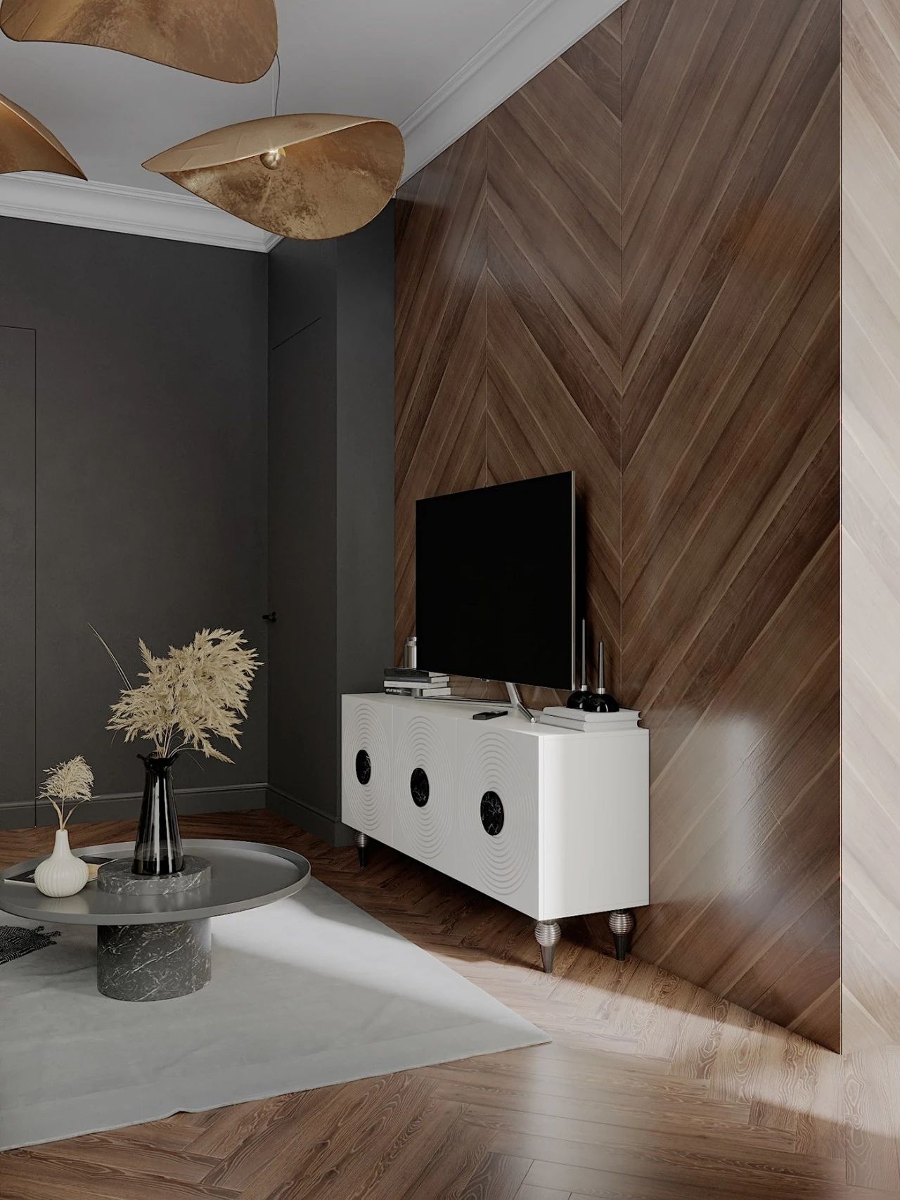 120㎡现代原木风公寓丨俄罗斯莫斯科丨Tanya Bykovskaya-27