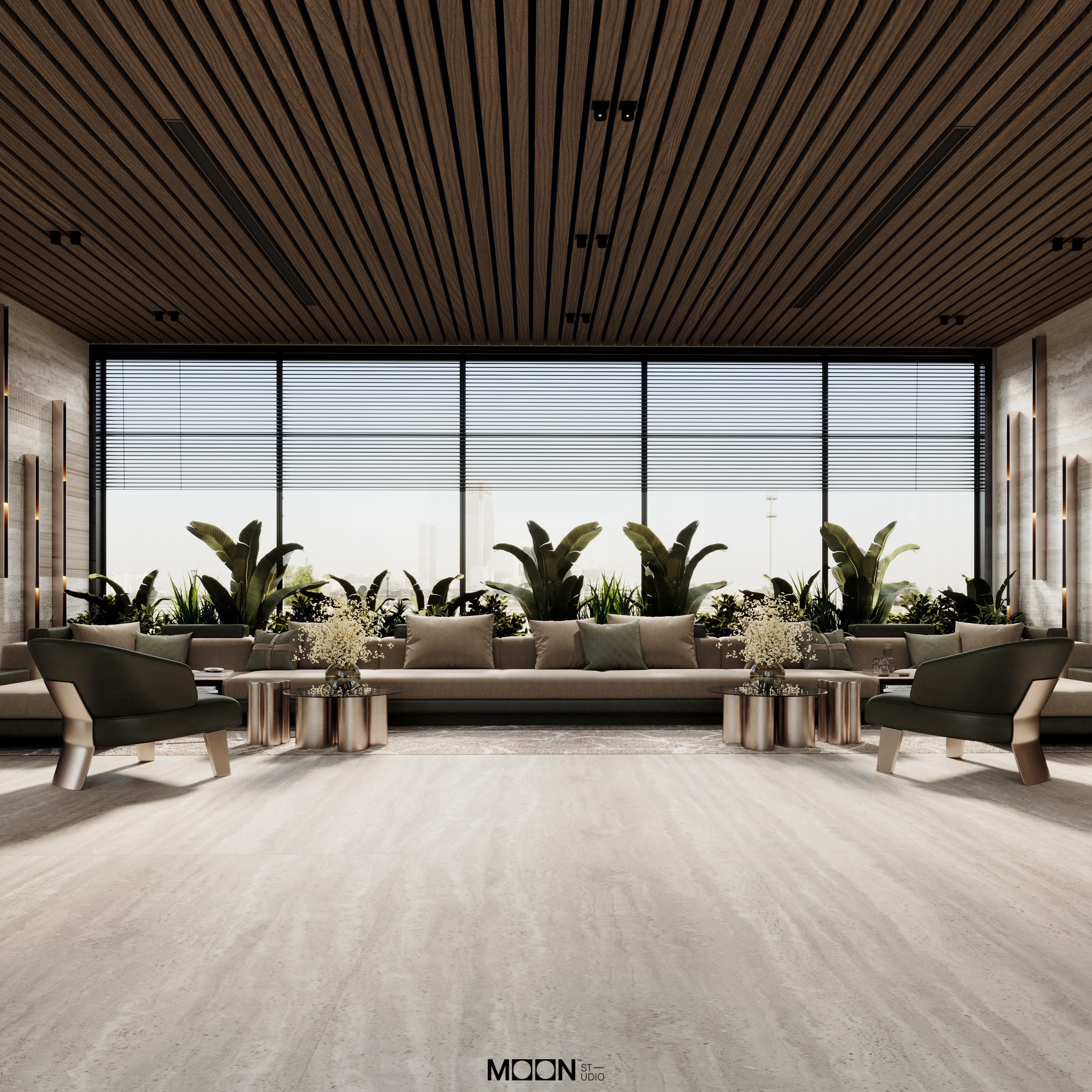 学校接待区设计项目丨沙特阿拉伯丨Moon Studio-14