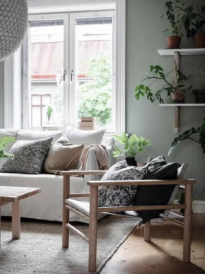 森系公寓 | 绿植与原木的完美融合-6