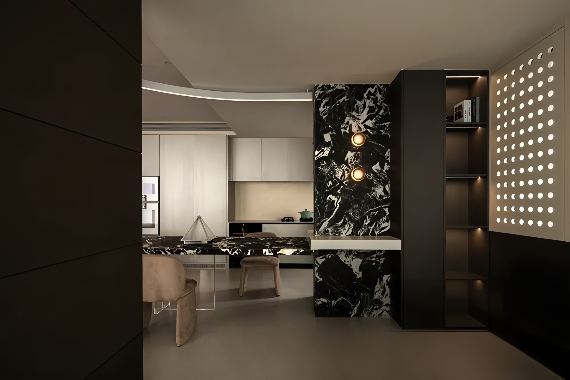 166㎡极简风格丨中国温州丨简印空间设计-13