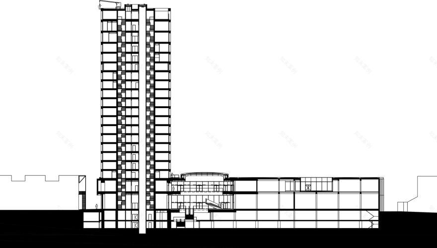 比利时 Turnova 多功能混合用途建筑丨B建筑师-43