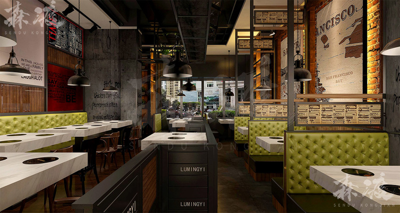 汕头鹿鸣驿火锅店丨中国汕头丨森渡专业餐饮品牌设计-11