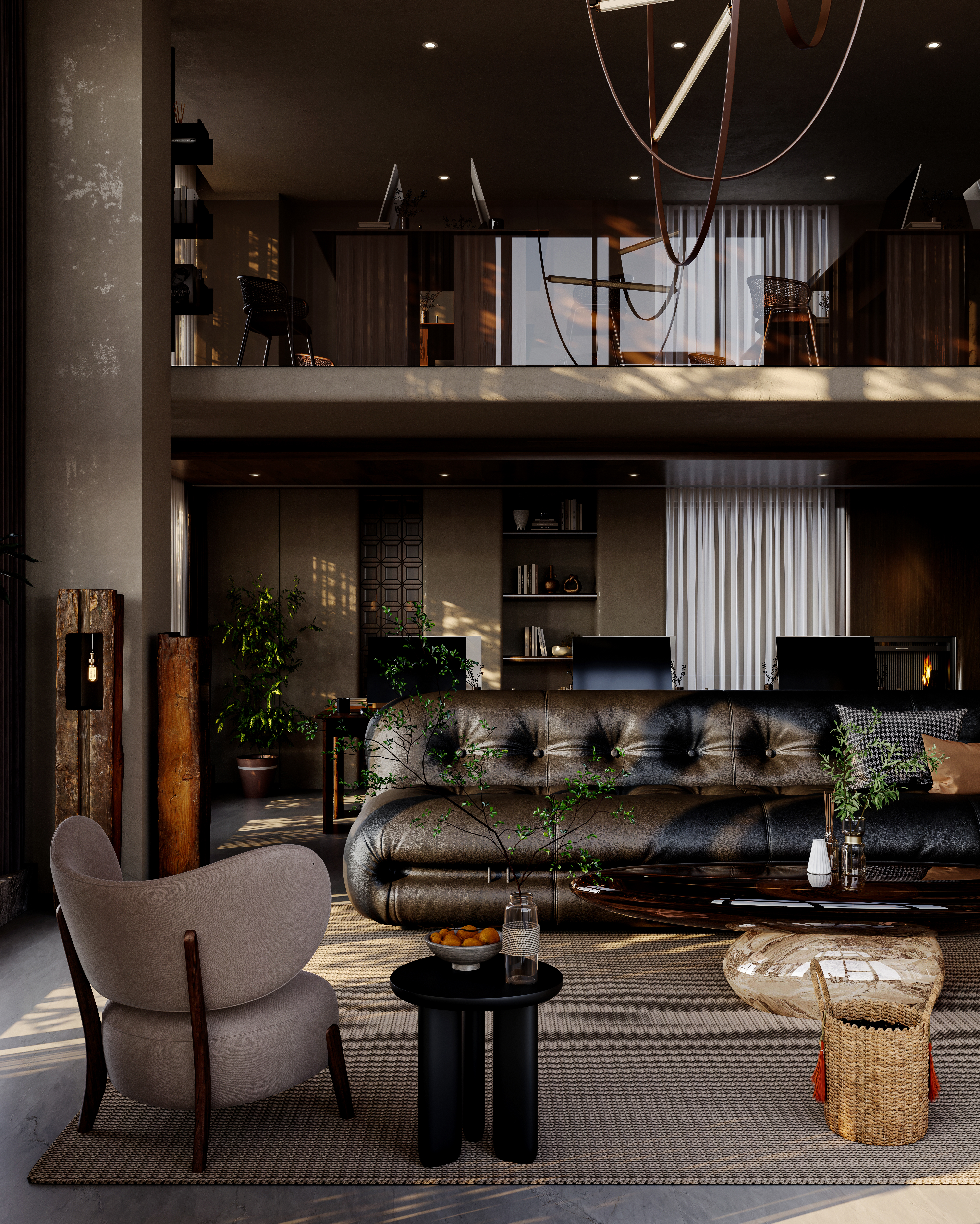 诧寂风办公室休息区-5