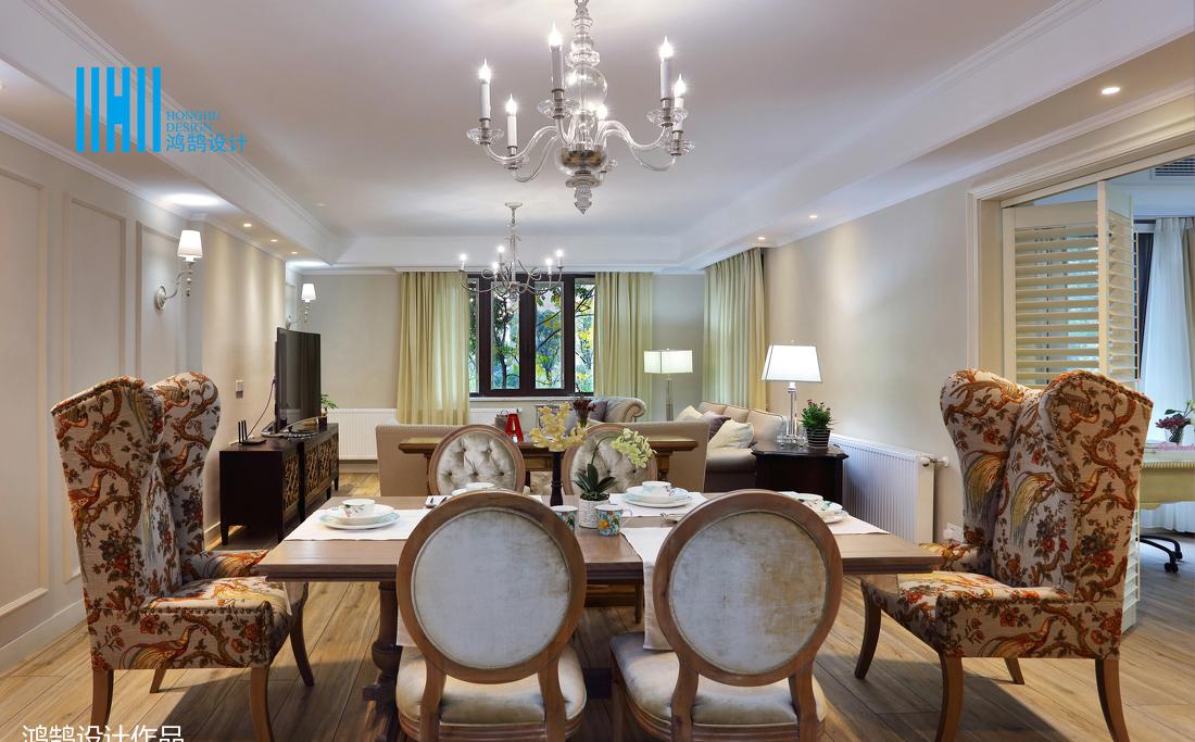 鸿鹄设计丨平层美式混搭 | 飞行员家庭的轻松自然生活-29