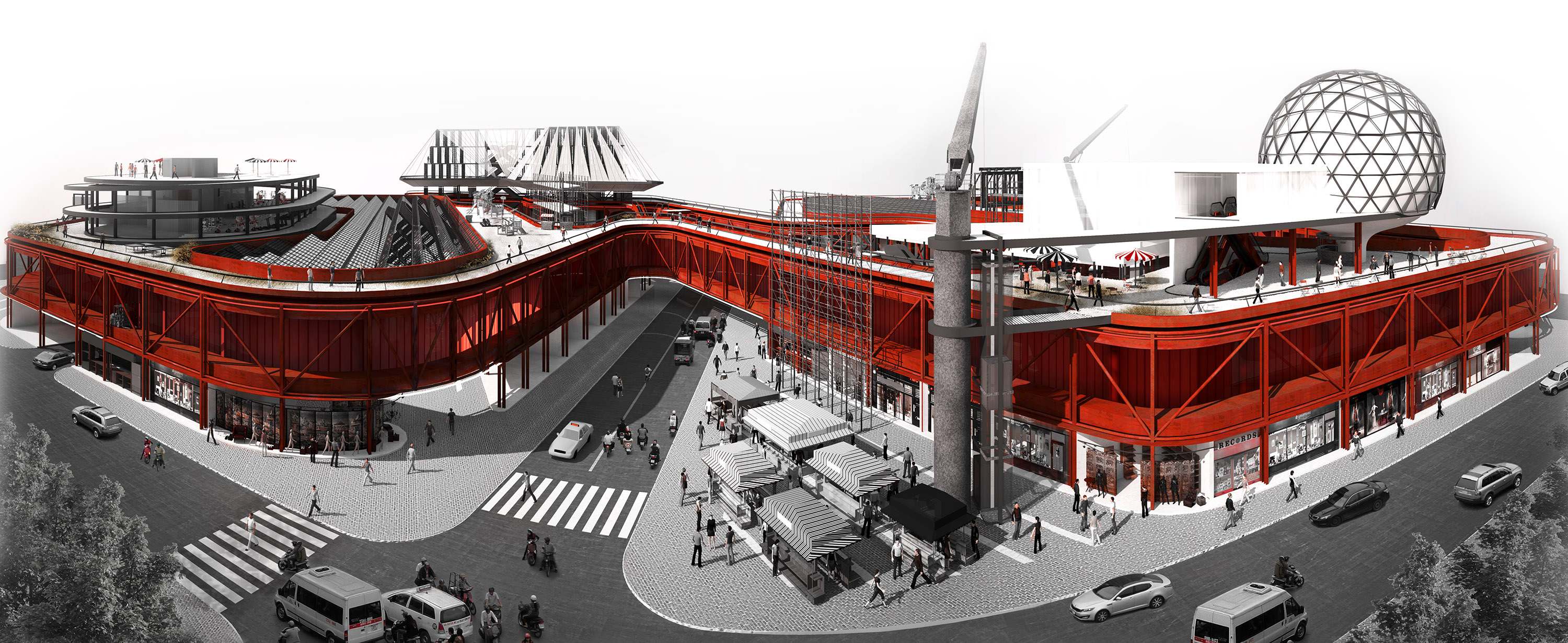 “城中之城”设计 · 迷你城市综合体-24