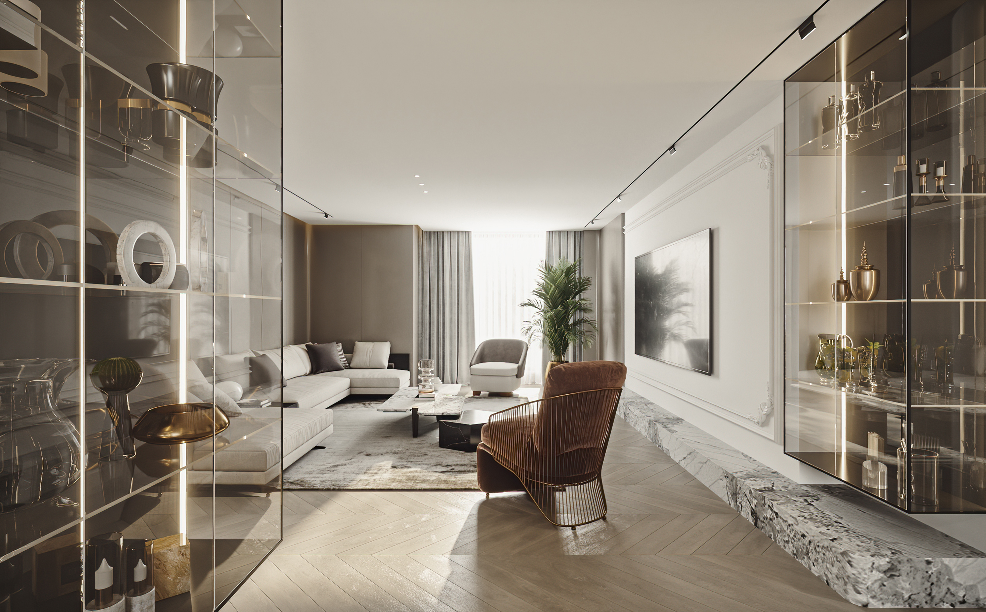 派逃设计｜128m²意式轻奢风私宅-17