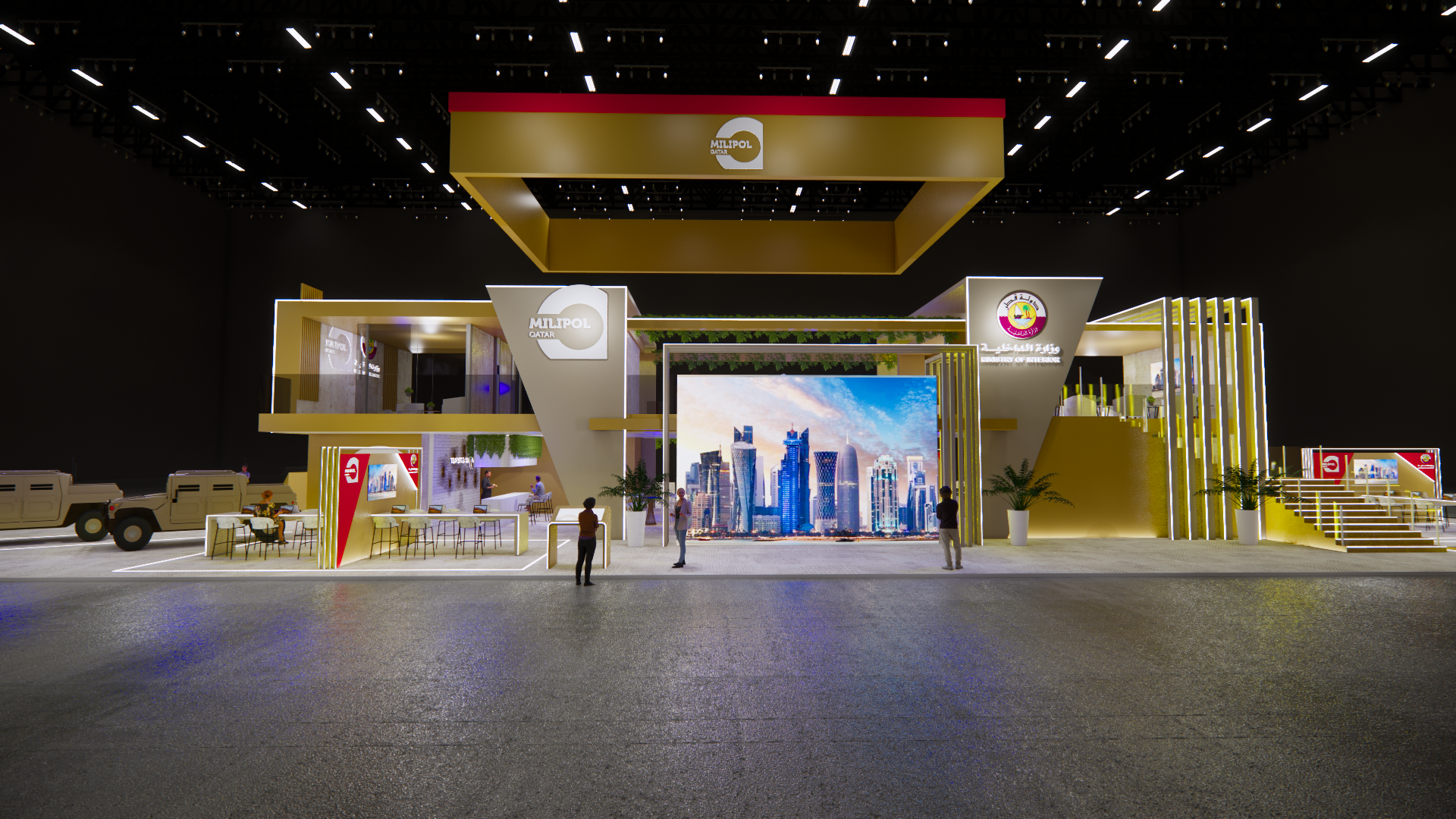 ministry of interior qatar,exhibition,event,booth-6